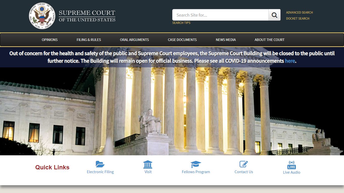 Home - Supreme Court of the United States